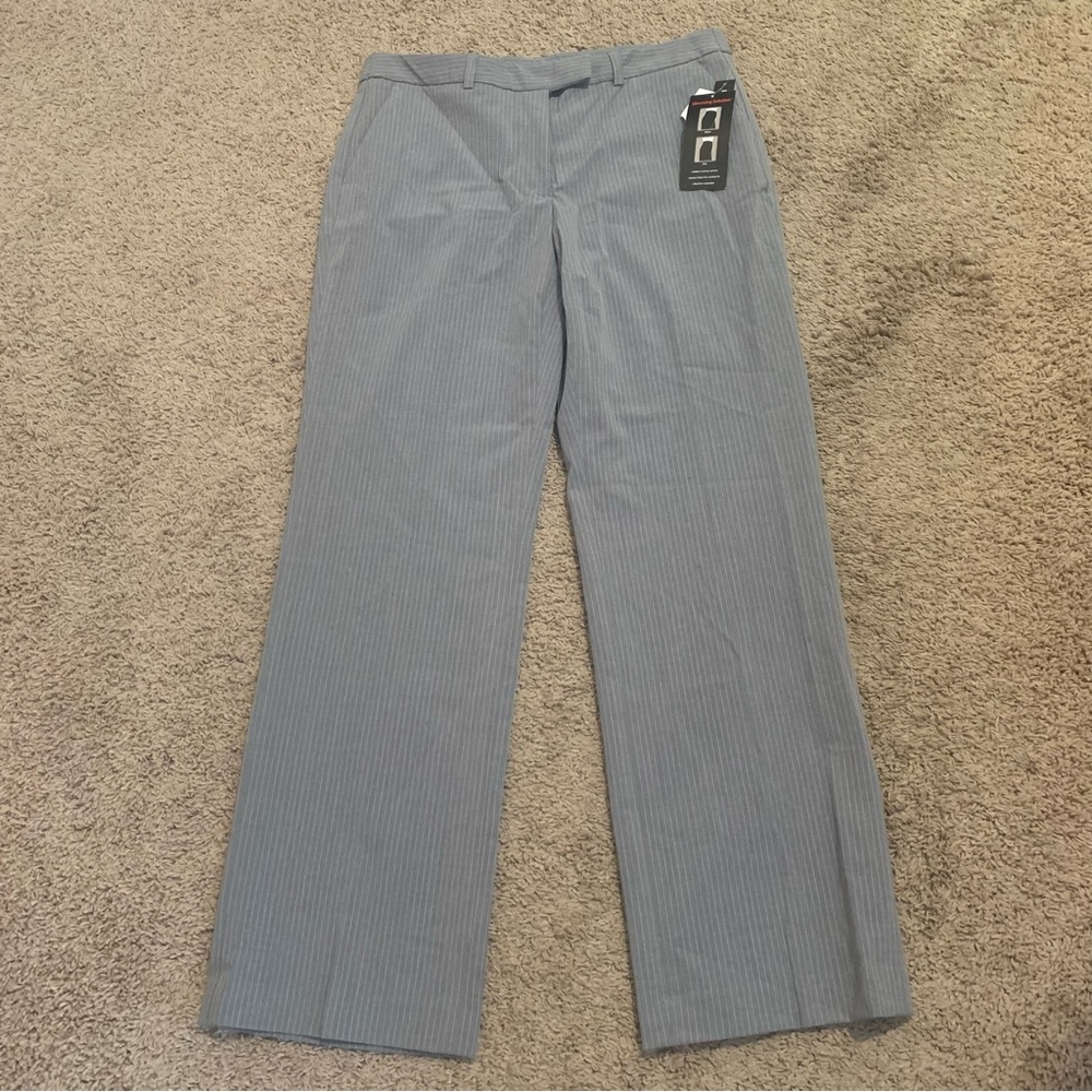 NWT Briggs New York Petite Pinstripe Pants 10P
